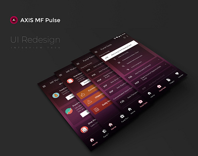 Axis MF Pulse | UI Redesign design ui