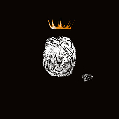 The Lion King adobe art crown gold graphic design lion photoshop