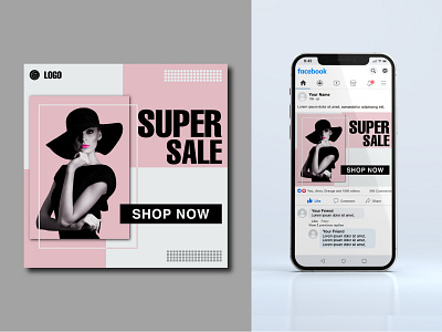 Women Fashion Social Media Post ads banner banner ads cover fashion fashion ads fashion banner fashion poster poster social media banner social media design social media post women fashion
