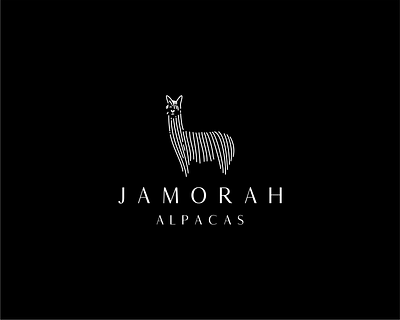 JAMORAH ALPACAS branding design icon logo vector