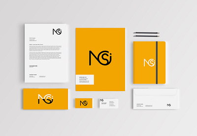 Initial Logo brand designing branding branding design branding identity gradient graphic design icon initial logo intelligence logo logo designer logo mark logotype mhr mainuddin modern logo ncsj ncsj logo photoshop professional designer typography