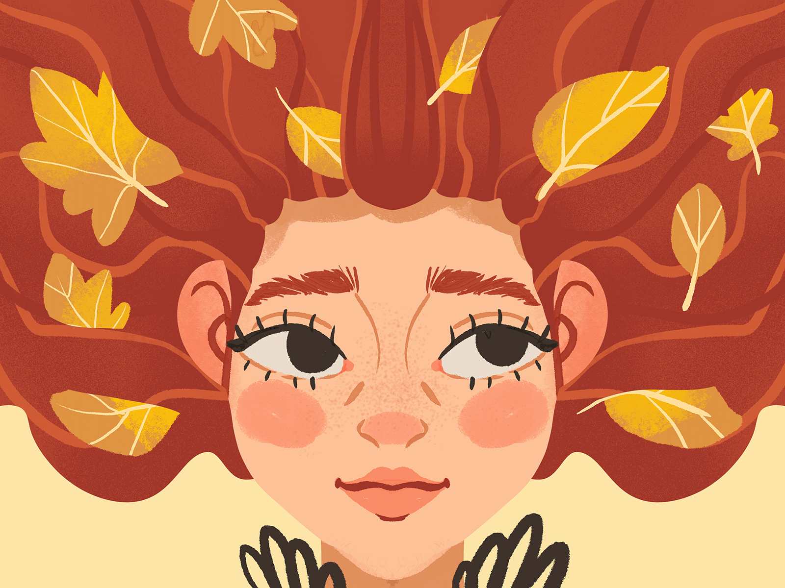 Meeting Autumn animated illustration animation autumn design design studio digital art digital illustration face fall girl graphic design illustration illustration art illustrator motion graphics nature portrait procreate season woman