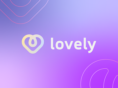 Lovely appdesign applogo branding design designlogo gradient gradientcolor graphic design icon illustration logo logomark lovely lovelylogo pictorial ui ux vector