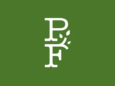 Logo for Prato da Floresta branding brazil campos do jordão food forest green identity leaf logo logotype monogram natural restaurant rustic type vector wood