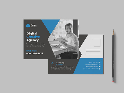 Corporate Postcard design Template service