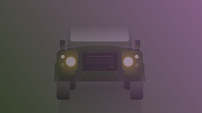 Foggy Defender car defender illustration mobile ui ux web design