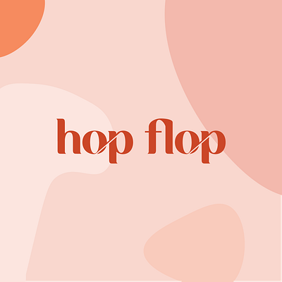 hop flop branding graphic design logo