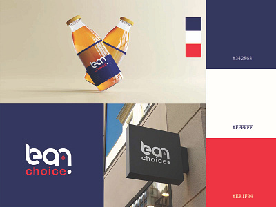 LEAN Choice Logo Branding design branding lean lean choice logo logo design photoshop red trends visoice white