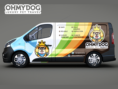 OhMyDog animals design art branding combination logo combination mark creative design designer dog design dog lovers fun design graphic design illustration logo logodesigner logos pets playful design van design vector