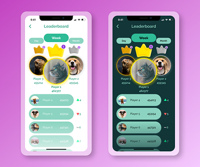 Game Leaderboard UI 019 branding dailyui design figma game graphic design illustration ios leaderboard logo mobile ui ux uxui vector