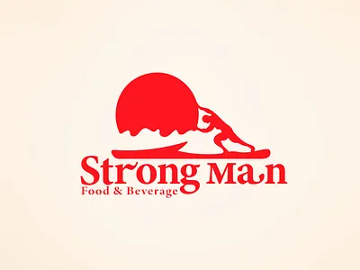 Strong Man Beverage Logo Design best dribbble shot beverage beverage logo brand logo design branding logo business logo businesslogo creativelogo drinksdesign drinkslogo food foodbeveragelogo logo logo design logomaker mansilhouette negative space negative space logo silhouettedesign silhouettogo