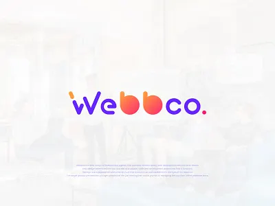 Webbco - Web Design & Development Agency adobe agency brand branding combination design development graphic design identity illustrator lettermark logo logotype mark playful typography vector web webbco wordmark