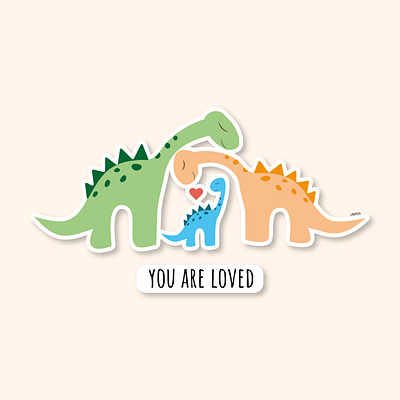 You are loved design graphic design illustration typography vector