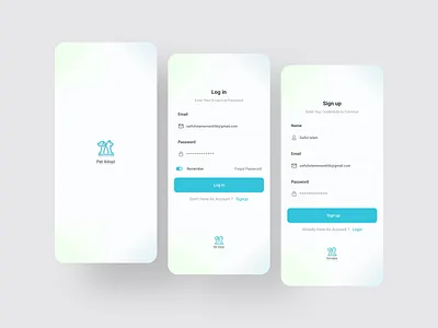 Pet Adoption App app design design dog puppy toy mobile app ios app mobile app pet adoption app pet care mobile apps pet shop mobile app ui ux