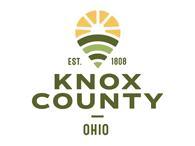 Knox County, Ohio logo refresh illustration knox county logo ohio pin pindrop you are here