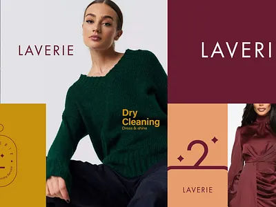 L A V E R I E - Premium Laundry Service app brand identity branding branding and identity branding design cairo design egypt illustration kareemgouda kareemgoudastudio laundry laverie logo logodesign service ui