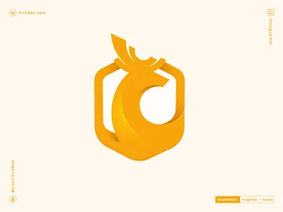 Stag/Deer Logo animal branding creative deer design designer elk for illustration logo logo design logo designer logos minimal moose sale shield stag symbol vector