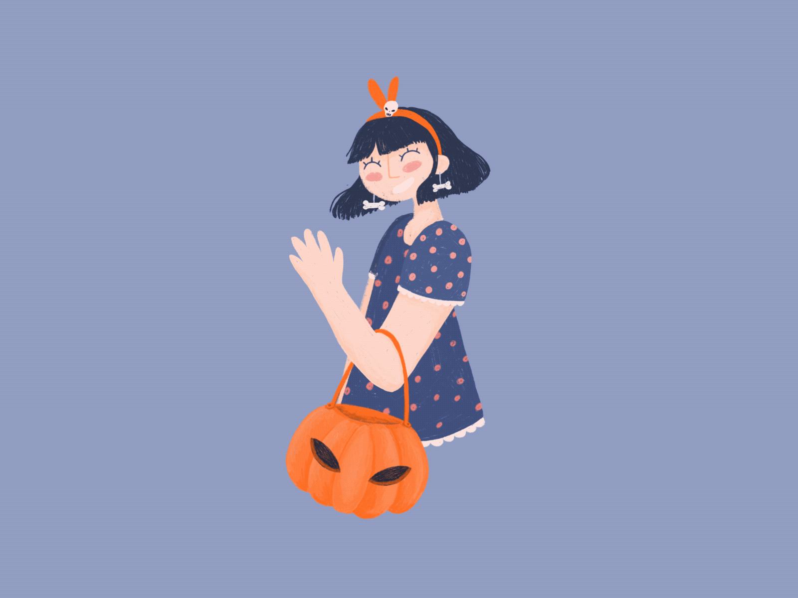 Cute witch #dtiys animation design drawthisinyourstyle dtiys gif graphic design illustration procreate