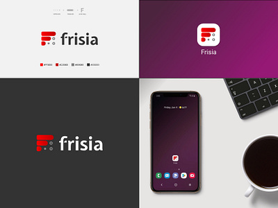 Frisia Apps Logo Design branding design flat graphic design logo minimal ui ux vector