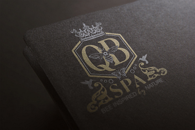 Logo Design: QB Spa, Victoria BC bc branding canada design graphic design graphic design illustration jesse ladret logo malcontent creative print spa type typeography typography vancouver island vector victoria victoria bc