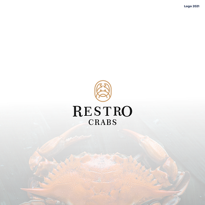 restro crabs logo app branding design icon illustration logo typography ui ux vector