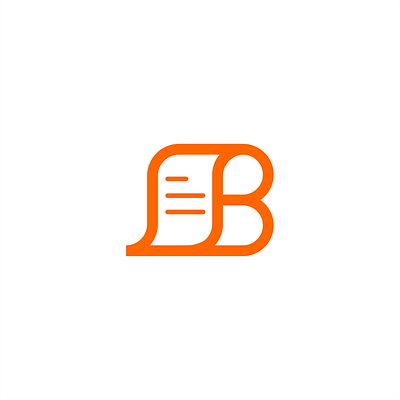Unique Lettermark B b branding lettermark logo minimalist simple