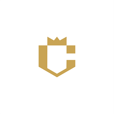 C for Crown branding c crown lettermark logo simple