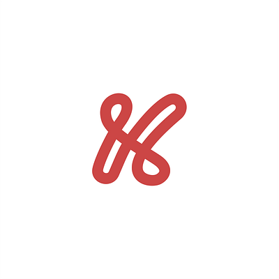 Lettermak K branding design k lettermark logo modern simple sports tech