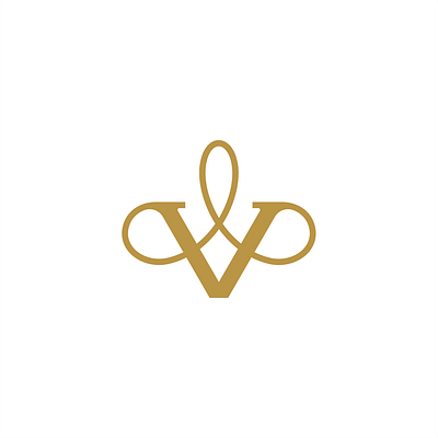 Luxury Letter V branding lettermark logo luxury modern royal simple
