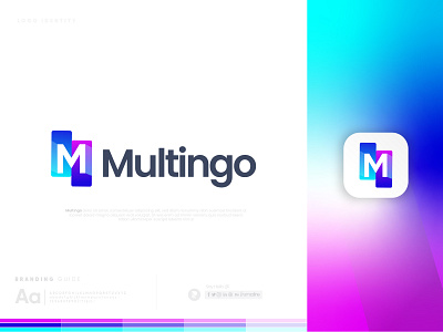 M Letter Logo - M Logo Mark - M Icon - Multingo [For Sell] a b c d e f g h i j k l m n abstract mark ahmed rumon app icon logo branding branding identity design lettering logo design logotype m icon m letter logo m logo m monogram modern logo modernism o p q r s t u v w x y z rumzzline symbol mark logo typography visual identity design