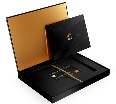 Mashreq Bank | World Card Branding bank black box branding egypt elegant packaging