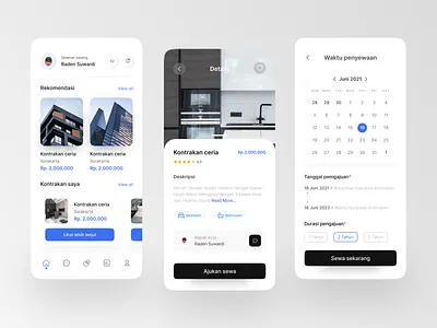 Kontrako Mobile App Exploration π app graphic design home house mobile mobile app real estate real estate app rental travel ui ui kit ux villa