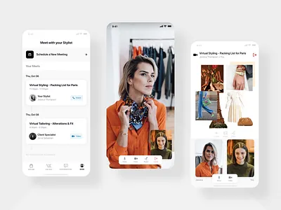 YX Private Client - Schedule & Meet with your Stylist calendar client fashion live luxury minimal moodboard personal stylist schedule scheduler styling stylist video call zoom call