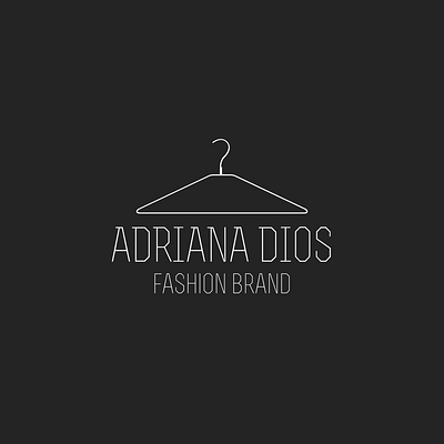 Minimalist Logo with Hanger | Turbologo apparel brand design branding design fashion graphic design hanger illustration line design logo logo design minimal minimalist shopify typography ui ux vector