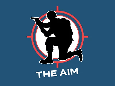 Cs:go Logo with Aim & Sniper | Turbologo aim brand design branding call of duty cs:go design esports gaming graphic design illustration logo logo design sniper twitch typography ui ux vector video