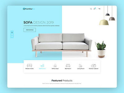 Furnitureno - Furniture Store Modern eCommerce HTML Template design flat furniture html template illustration inspiration interior design minimal modern psd template templates coder ui website