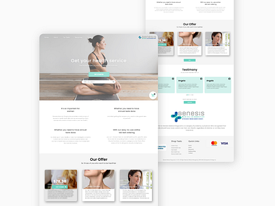 #017 Women Health Landingpage app design design inspiration landingpage ui ux