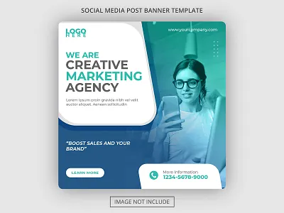 Digital Marketing Expert Agency Banner Template ads banner branding design marketing media post promotion social template