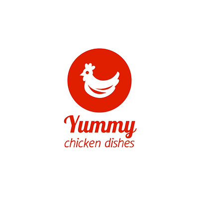 Logo with Chicken & Red Circle | Turbologo agriculture animals brand design branding cafe chick chicken design graphic design illustration logo logo design mexican nutrition red circle thanksgiving typography ui ux vector