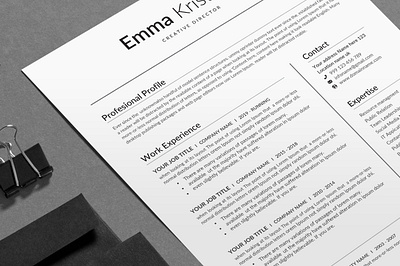 Resume CV Template doc resume