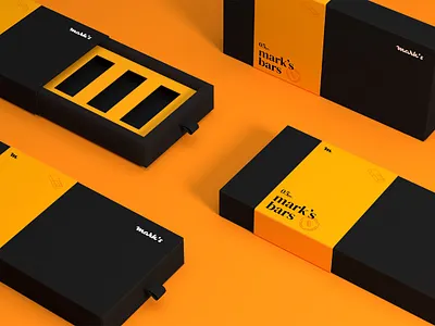 Mark's Chocolate Bars Packaging 3d branding chocolate cinema 4d design graphic design identity label design logo logo design packaging redshift3d