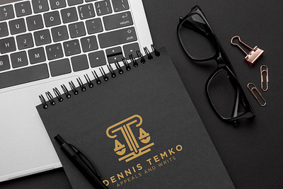 Dennis Temko creative logo law logo minimalist logo