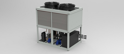 Chiller plant 3d model 3d modeling 3dmodel 3dmodeling soldiwor solidworks