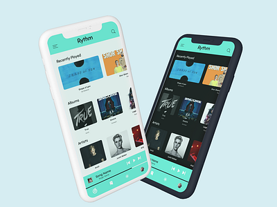 Music App app branding design logo ui ux