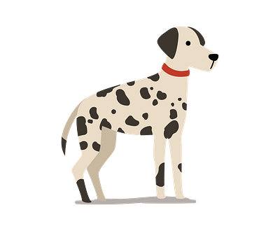 Obliging Dalmation Dog Vector animal vector design eps format graphic design illustration illustrator file illustrator png vector art
