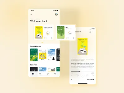 E-book Reading App app design audio book audio design book digital design dribbble ebook huu duong inspiration ui layout design mobile design product design reading ui ui design ui ux ui ux designer ux ux design visual design