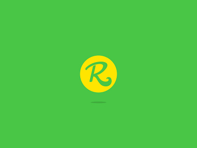 R logo concept concept creationy design green icon logo logo r r r logo yellow