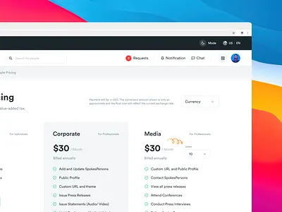 Pricing clean minimal white design mac pricing pricing table smooth system table ui ux web white