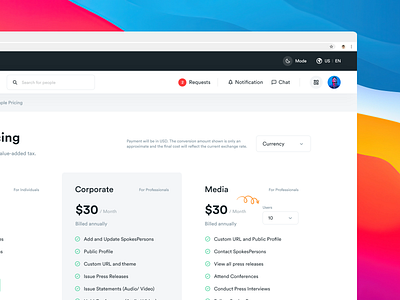 Pricing clean minimal white design mac pricing pricing table smooth system table ui ux web white