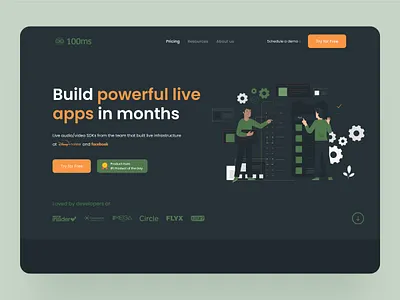 Dark version of / No code app builder website design app appbuilder builder design designer graphic design header home page design homepage landing page mobile mobile app no code app typography ui web application web design webdesign webheader website